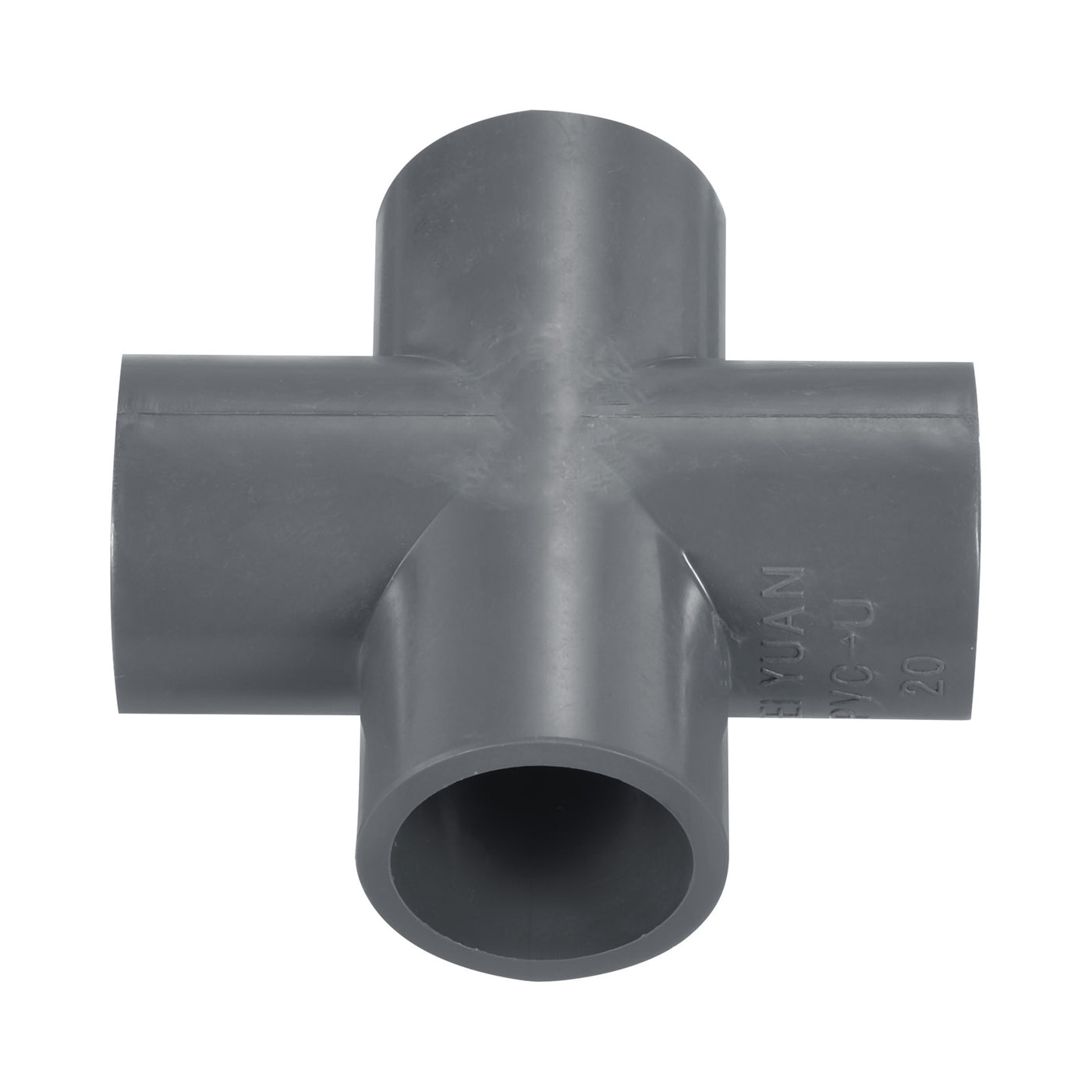 Harfington 20mm PVC Water Pipe Fittings 4 Way Tee Cross Joint Connectors Adapters