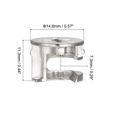 Harfington Cam Lock Nut for Furniture Joint Locking Nuts Furniture Connecting Cam Fittings