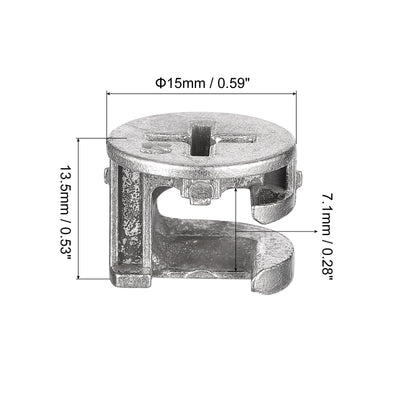 Harfington Furniture Cam Lock Nut, Joint Connector Locking Nuts Furniture Cam Fittings