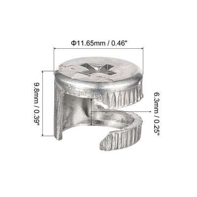 Harfington Cam Lock Nut for Furniture Locking Nuts Furniture Connecting Cam Fittings