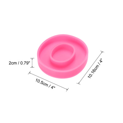 Harfington Silicone Resin Letter Mold 3D Mold for Epoxy Resin Art Large O Pink 4inch