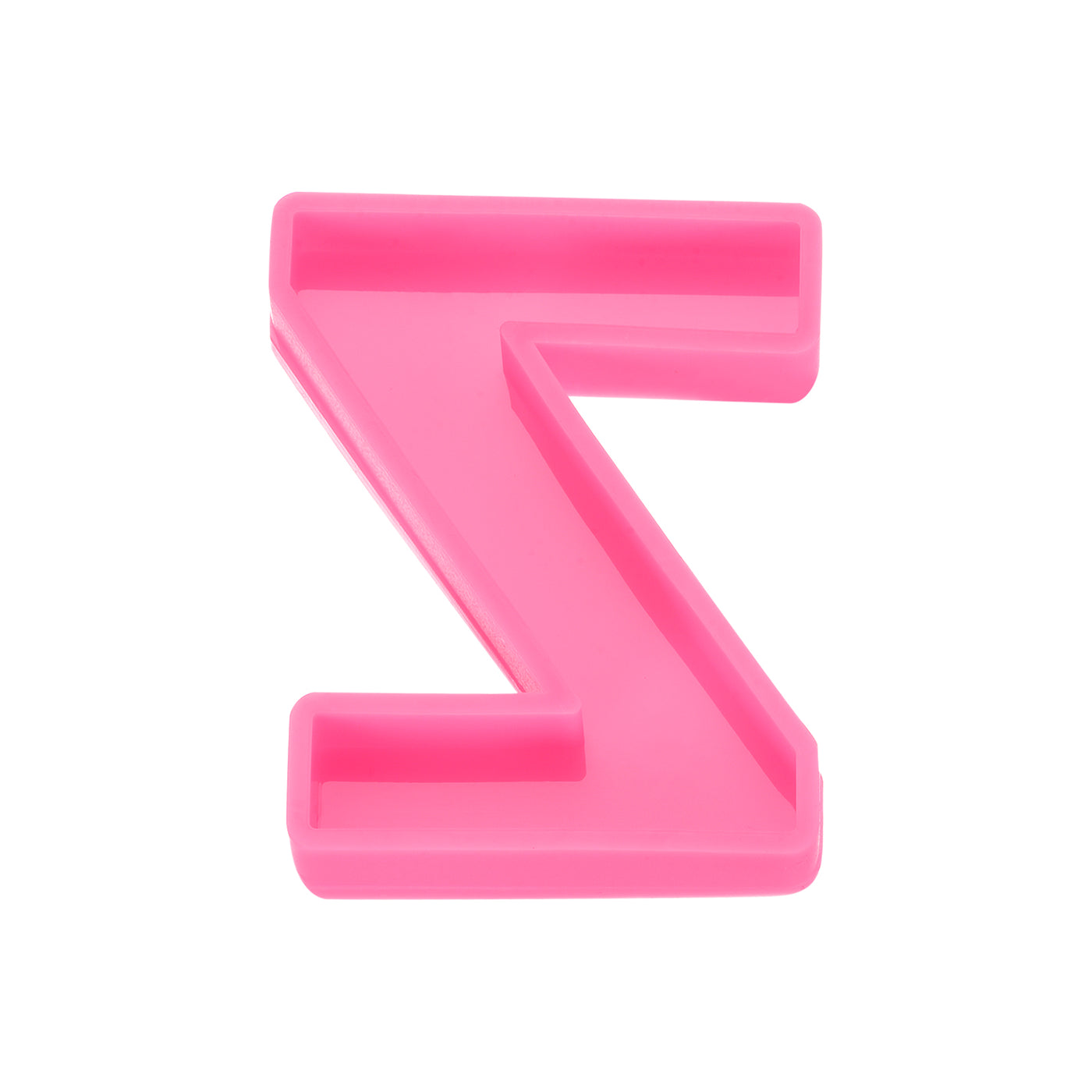 Harfington Silicone Resin Letter Mold 3D Mold for Epoxy Resin Art Large Z Pink 4inch