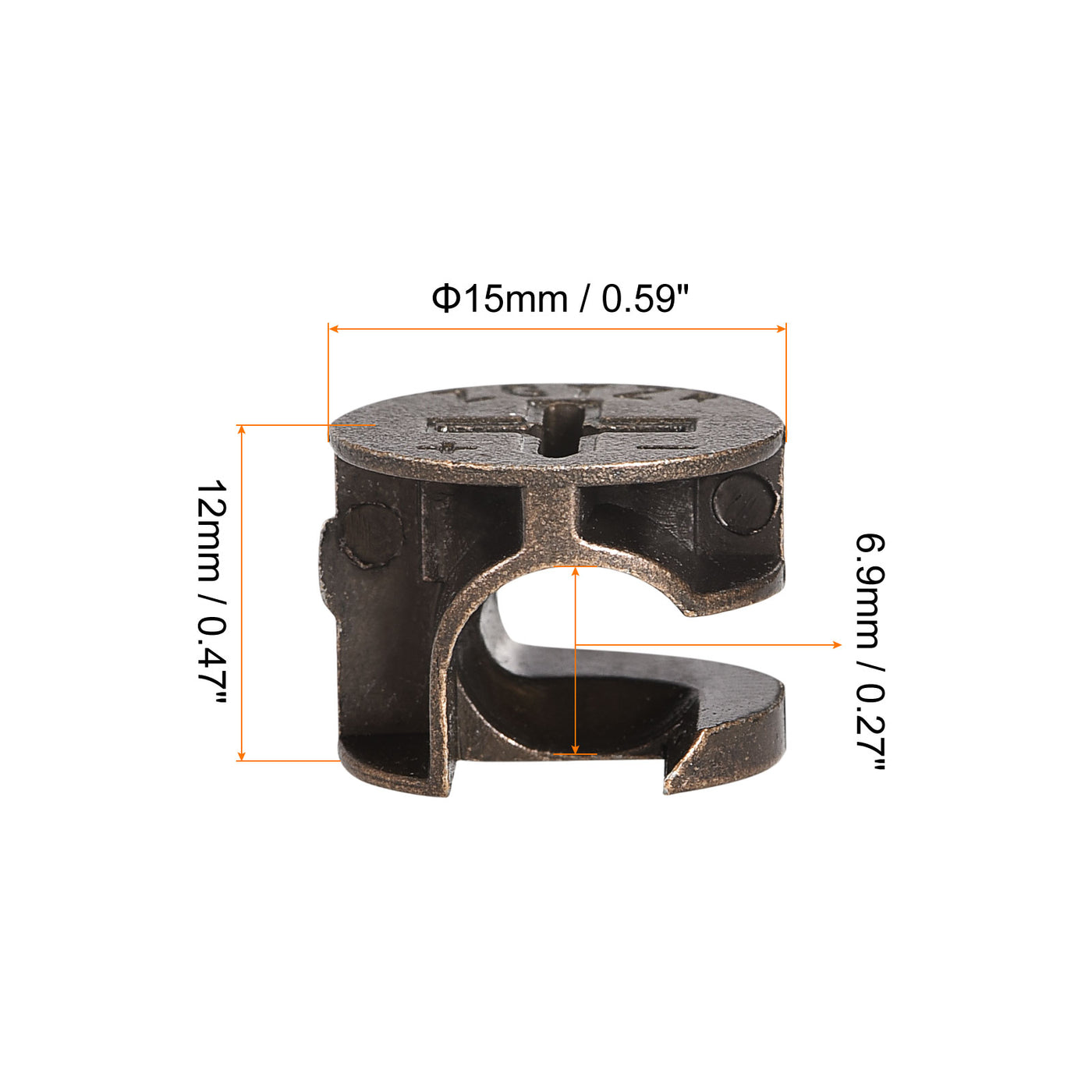 Harfington Cam Lock Nut for Furniture Locking Nuts, Cam Fittings