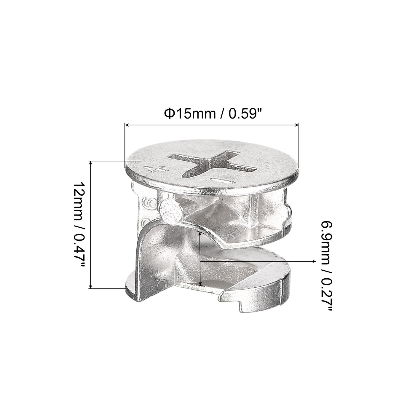 Harfington Cam Lock Nut for Furniture Locking Nut Connecting Cam Fittings