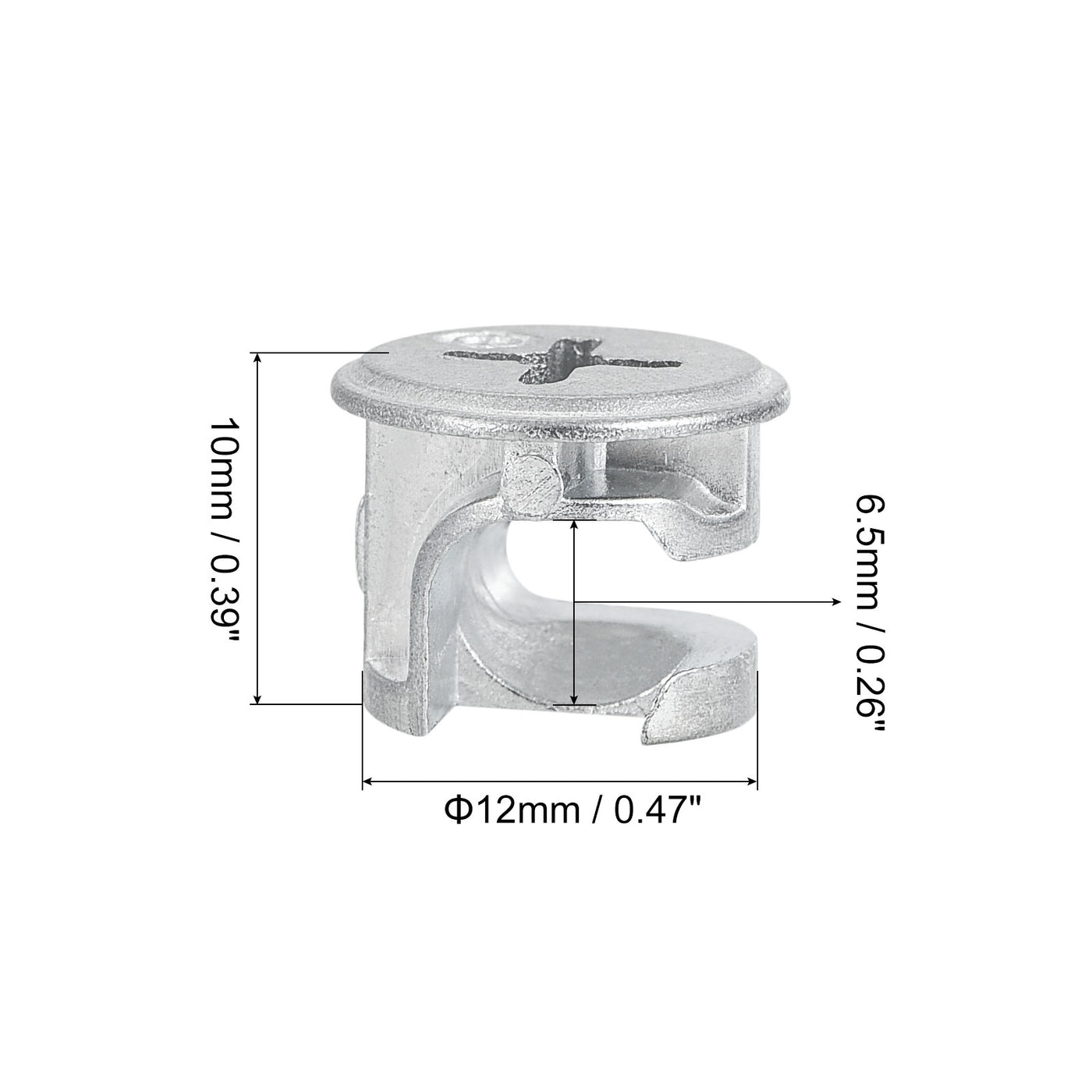 Harfington Cam Lock Nut for Furniture, Connector Locking Nut Connecting Cam Fittings