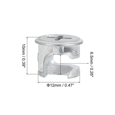 Harfington Cam Lock Nut for Furniture, Connector Locking Nut Connecting Cam Fittings