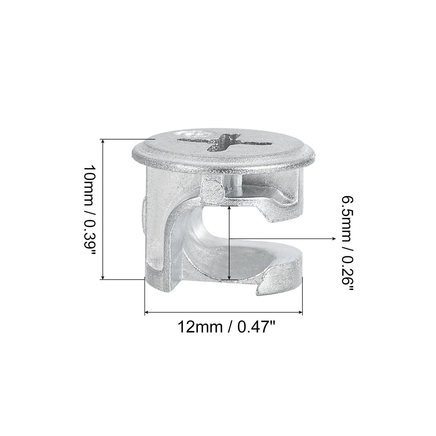 Harfington Cam Lock Nut for Furniture, Connector Locking Nut Connecting Cam Fittings