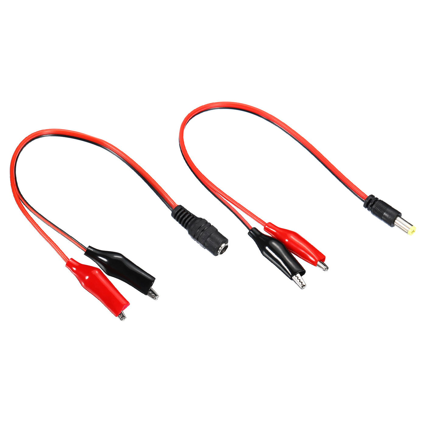 Harfington DC Power Extension Cable DC Male Female Plug to Alligator Clip Cord for LED Strip CCTV