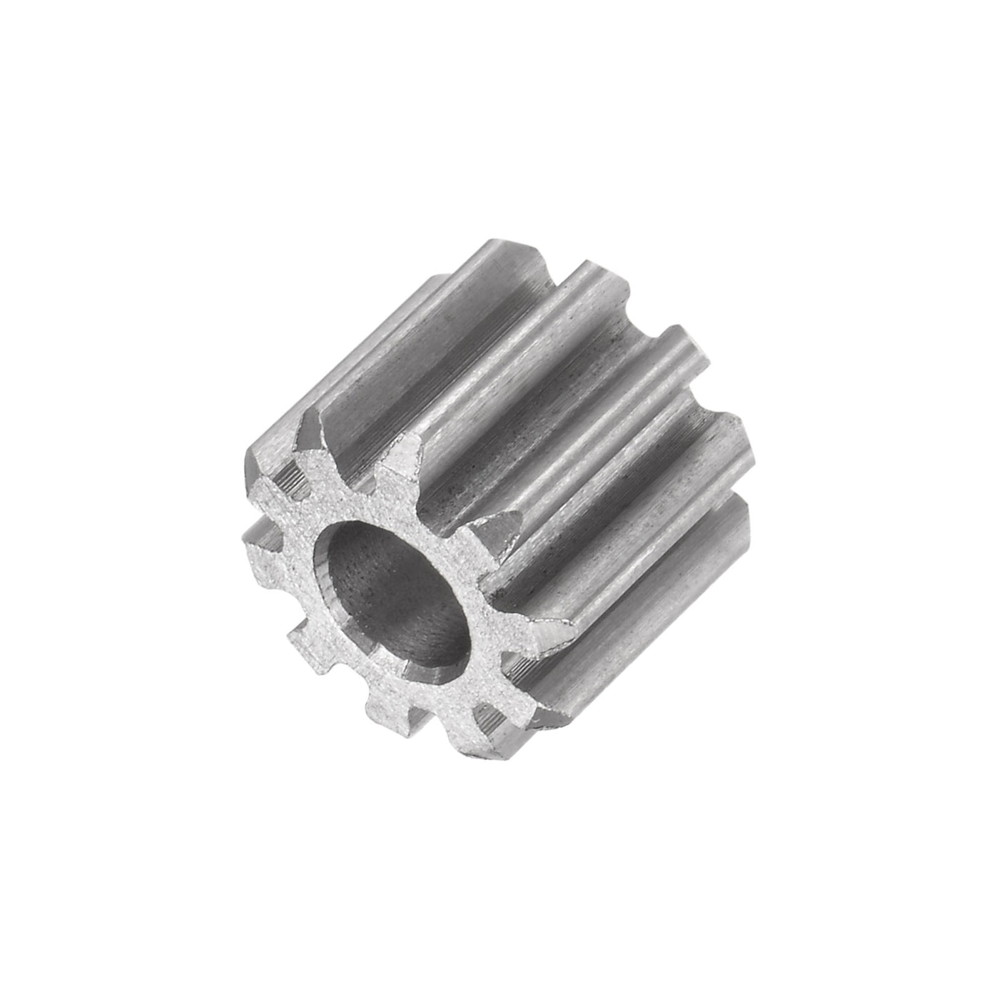 Harfington 2pcs Flat Spur Gear 5mm Inner Aperture 10T 1 Module Stainless Steel Motor Gear