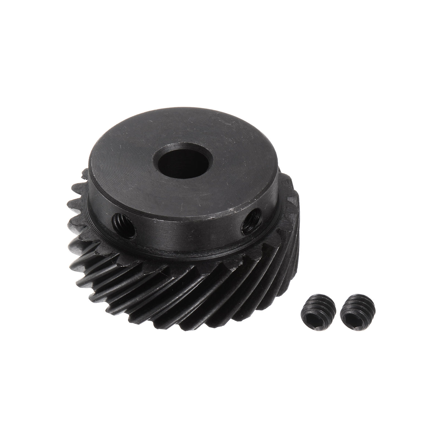 uxcell Uxcell 8mm Aperture 25T Helical Gear 1 Mod Hardened Steel Motor Gear, Right Direction