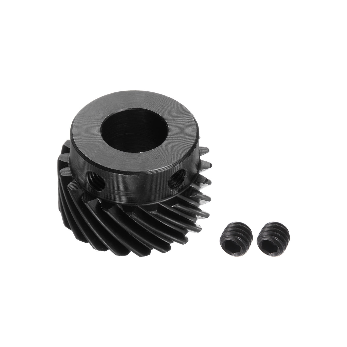 uxcell Uxcell 12mm Aperture 20T Helical Gear 1 Mod Hardened Steel Motor Gear, Left Direction