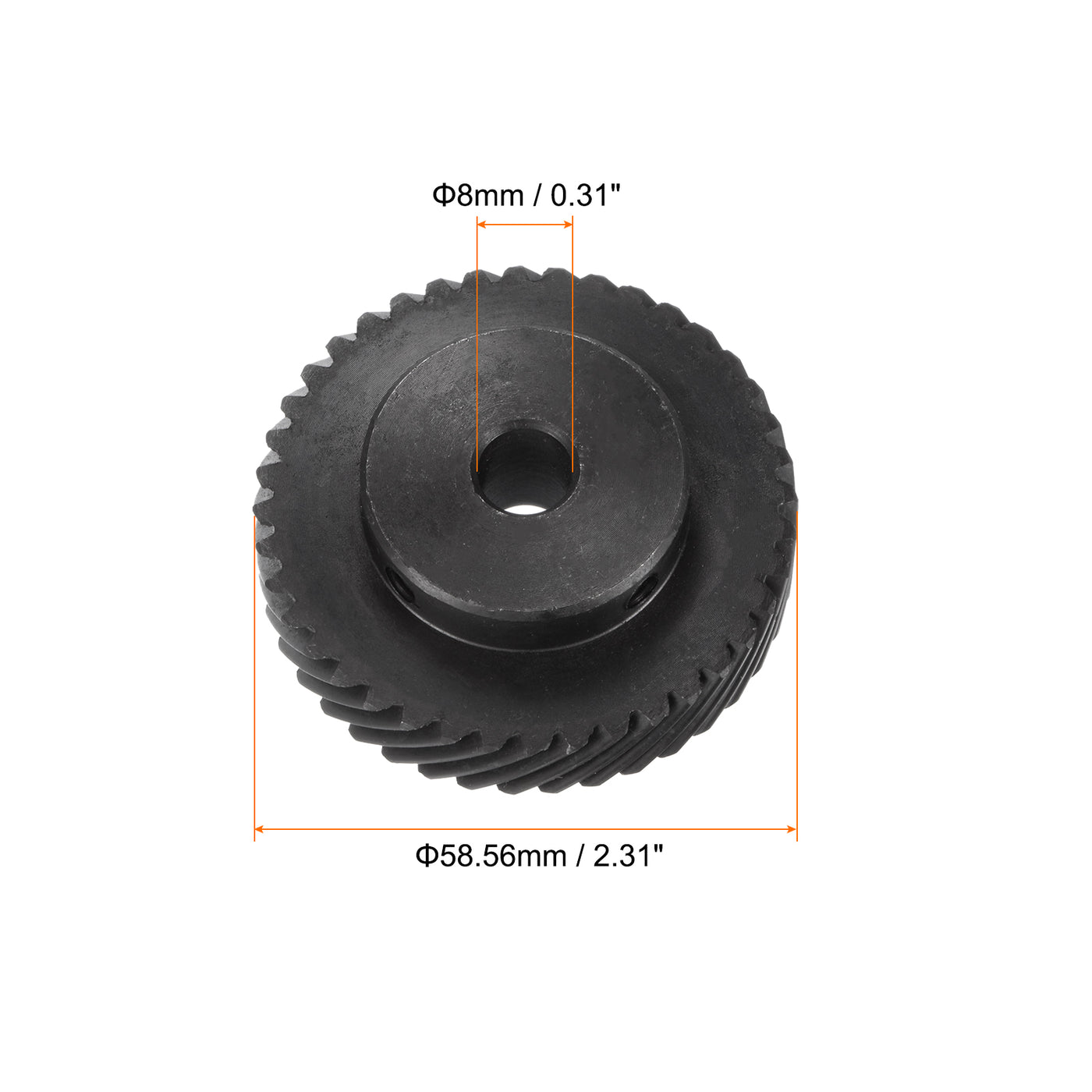 Harfington Spirale Getriebe 8mm 40T 1 Mod Gehärtet 45# Stahl RC Rechte Richtung