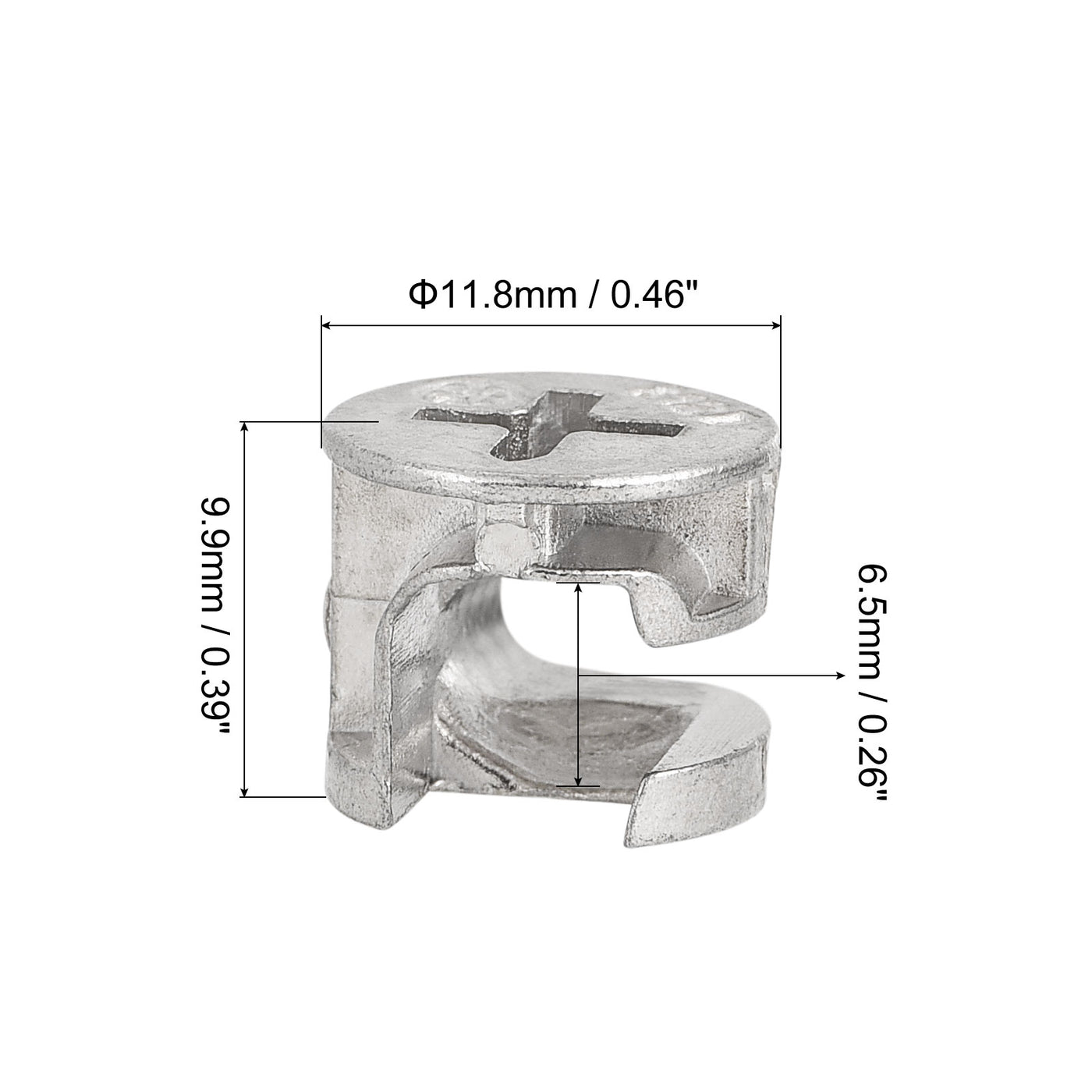 Harfington Cam Lock Nut for Furniture, Locking Nuts, Furniture Connecting Cam Fittings