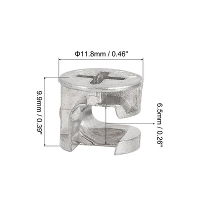 Harfington Cam Lock Nut for Furniture, Locking Nuts, Furniture Connecting Cam Fittings