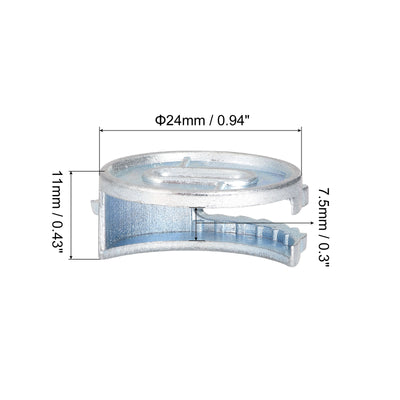 Harfington Cam Lock Nut for Furniture Joint Connector Locking Nuts Furniture Connecting Cam Fitting