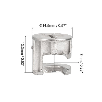 Harfington Cam Lock Nut for Furniture Joint Connector Locking Nuts, Furniture Cam Fittings