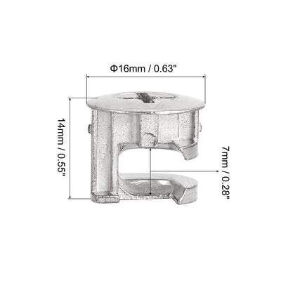 Harfington Cam Lock Nut for Furniture Joint Connector Locking Nuts, Cam Fittings