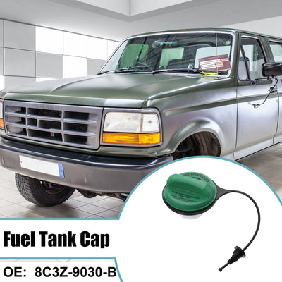 Harfington 8C3Z-9030-B Fuel Tank Cover Door Fuel Tank Cover Replacement Accessories for Ford F-450 Super Duty 2008 for Ford F-550 Super Duty 2008