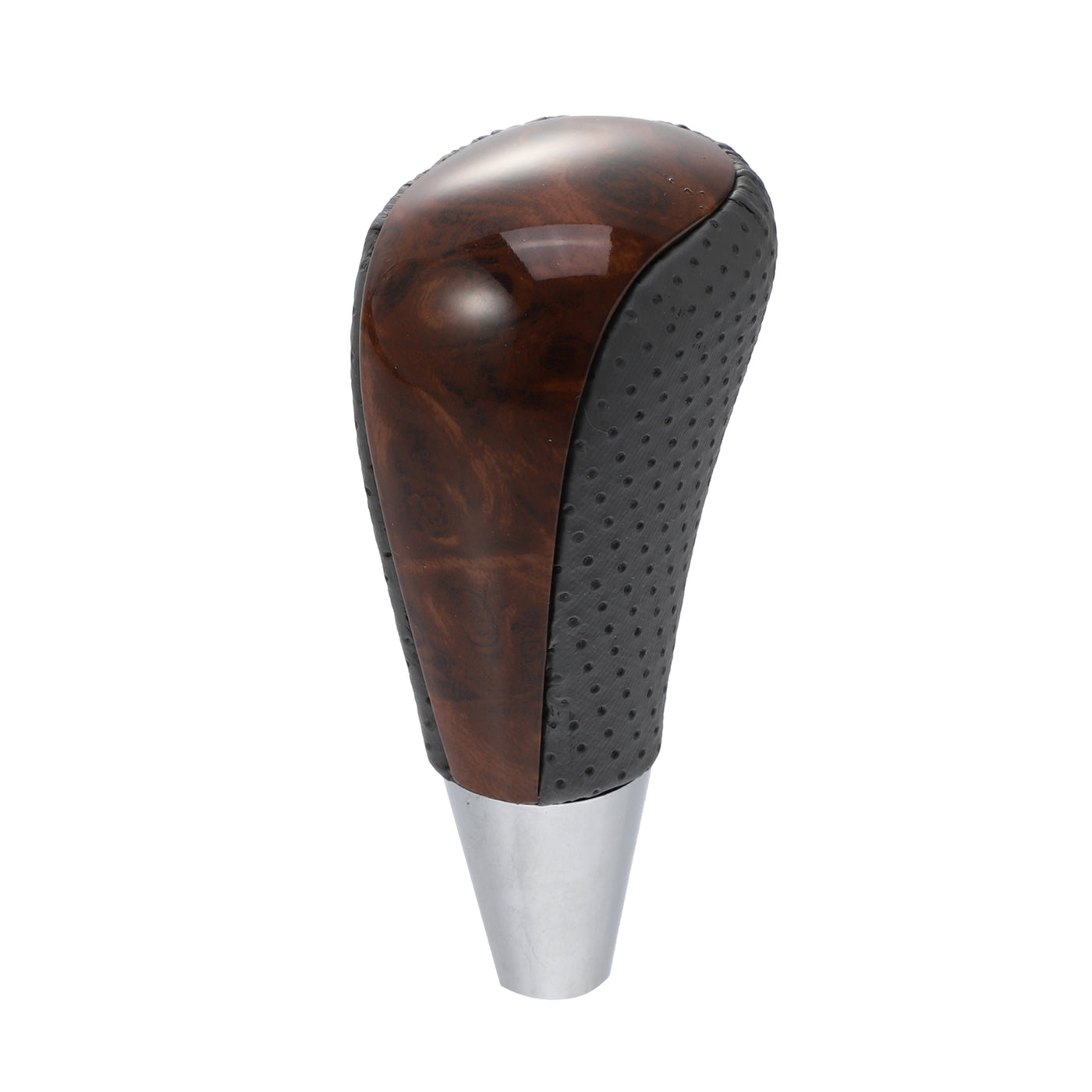 X AUTOHAUX Car Automatic Gear Stick Shift Knob for Toyota RAV4 Corolla Avalon Yaris 4Runner Sienna Camry Tacoma for Lexus ES GS SC RX LS Gray Brown Wood Grain