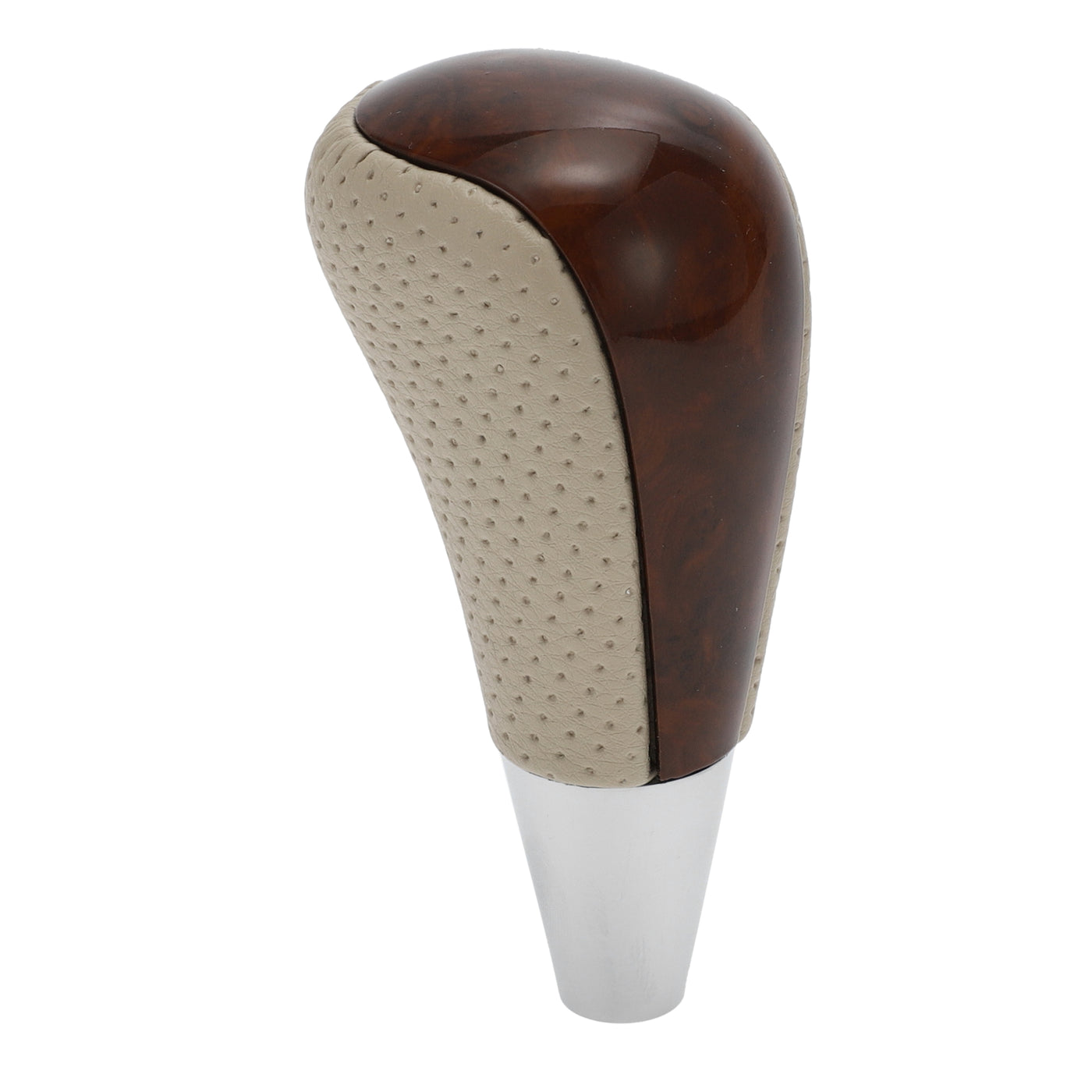 X AUTOHAUX Car Automatic Gear Stick Shift Knob for Toyota RAV4 Corolla Avalon Yaris 4Runner Sienna Camry Tacoma for Lexus ES GS SC RX LS Beige Brown Wood Pattern