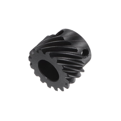 Harfington Helical Gear 12mm Aperture 16T 1 Mod Hardened Steel Motor Gear, Right Direction