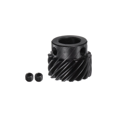 Harfington Spiral Getriebe 12mm 16T 1 Mod Gehärtet 45# Stahl Motor Getriebe Rechte Richtung