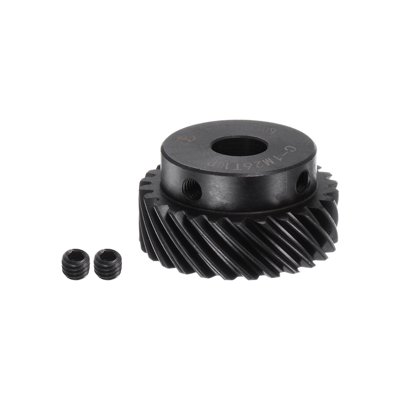 Harfington Helical Gear 10mm Aperture 26T 1 Mod Hardened Steel Motor Gear, Left Direction