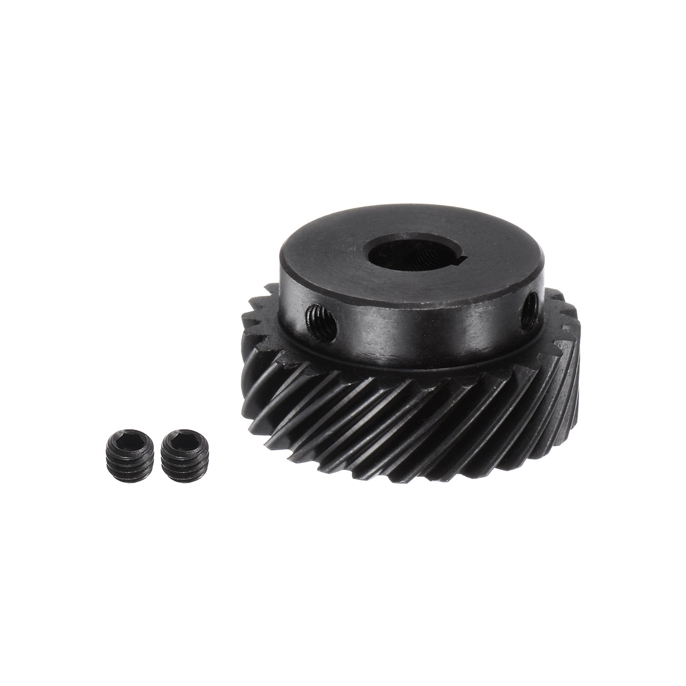 Harfington Helical Gear 10mm Inner Diameter 26T 1 Mod Steel Motor Gear, Right Direction