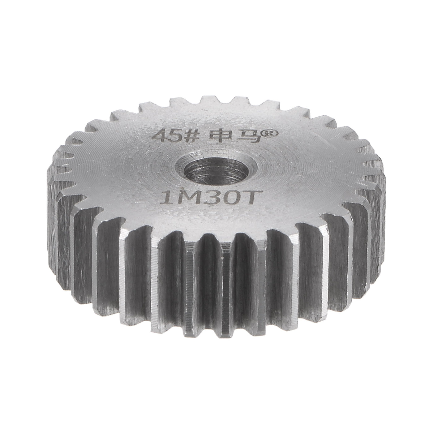 Harfington Straight Spur Gear 6mm Inner Aperture 30T 1 Module 45# Steel Motor Gear