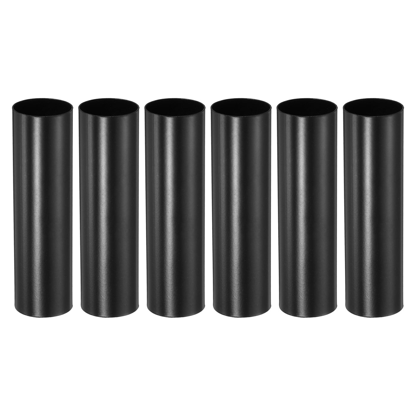 Harfington E12 Candle Socket Covers, 3.1 Inch Candelabra Base Holder, Black 6 Pcs