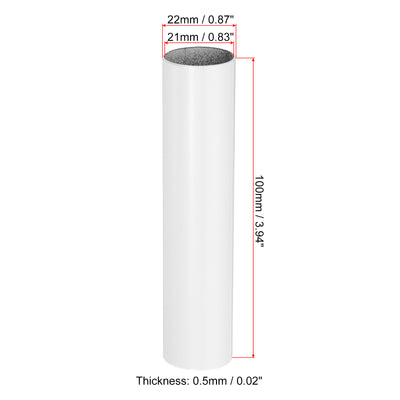 Harfington E12 Candle Socket Covers, 3.9 Inch Candelabra Base Holder, White 6 Pcs