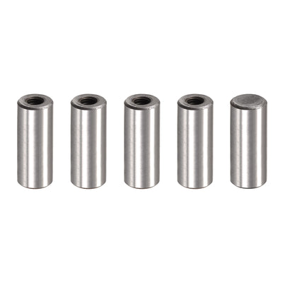 Harfington Uxcell 5 Stück M6 Innengewinde Dübelstift 12x30mm Anfasen Flacher Kohlenstoffstahl Zylindrischer Stift Bett Bücherregal Metall Geräte Industriestifte