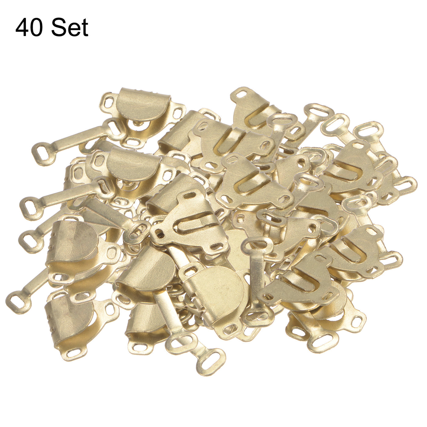 Harfington 40 Sets Sewing Hooks and Eyes Closure Set for Trousers DIY