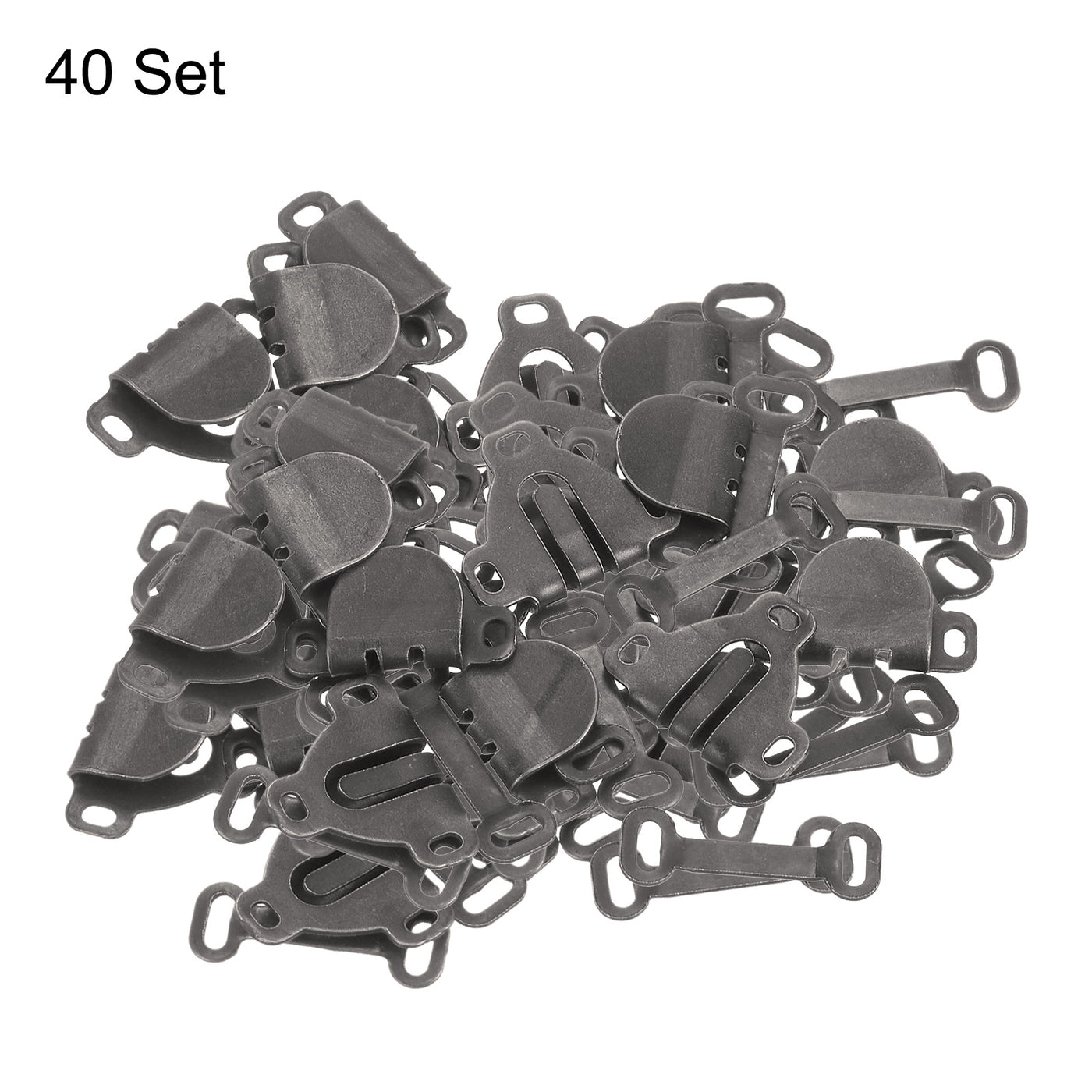 Harfington 40 Sets Sewing Hooks and Eyes Closure Set for Trousers DIY