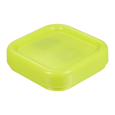 Harfington Magnetic Pin Cushion Square Sewing Pin Holder Storage Case Tool, Yellow-Green