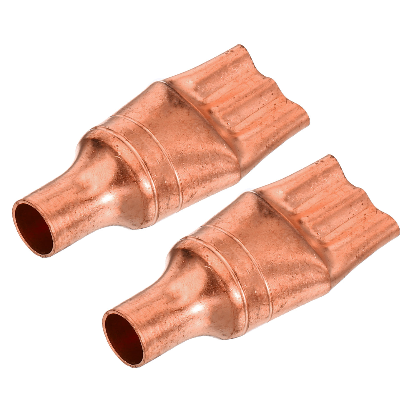 Harfington Refrigeration Capillary Tube Filters Liquid Separator 9.52mm to 3mm 3 Way Flat Copper Fitting for Air Conditioner Refrigerator HVAC Freezer Pack of 2