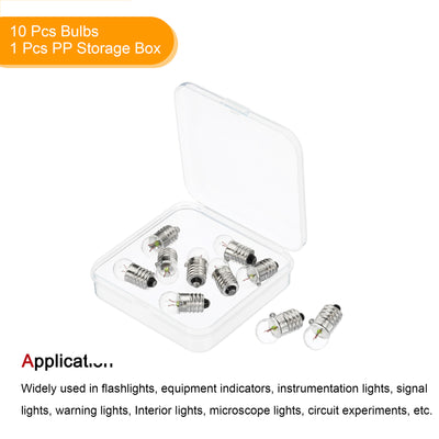 Harfington Screw Base Miniature Bulbs DC Light Mini Lamps with Storage Box