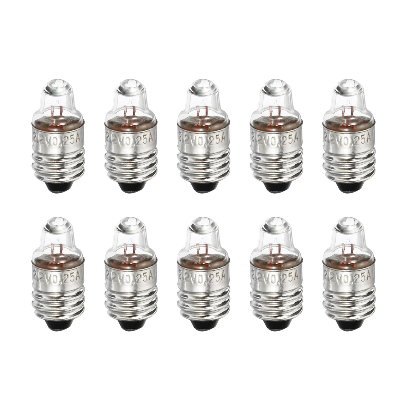 Harfington Screw Base Miniature Bulbs DC Light Mini Lamps Torch Headlight with Storage Box