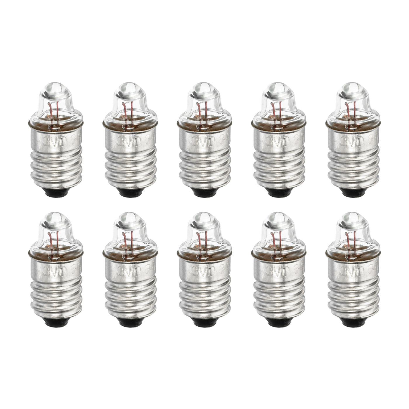 Harfington Screw Base Miniature Bulbs DC Light Mini Lamps Torch Headlight with Storage Box