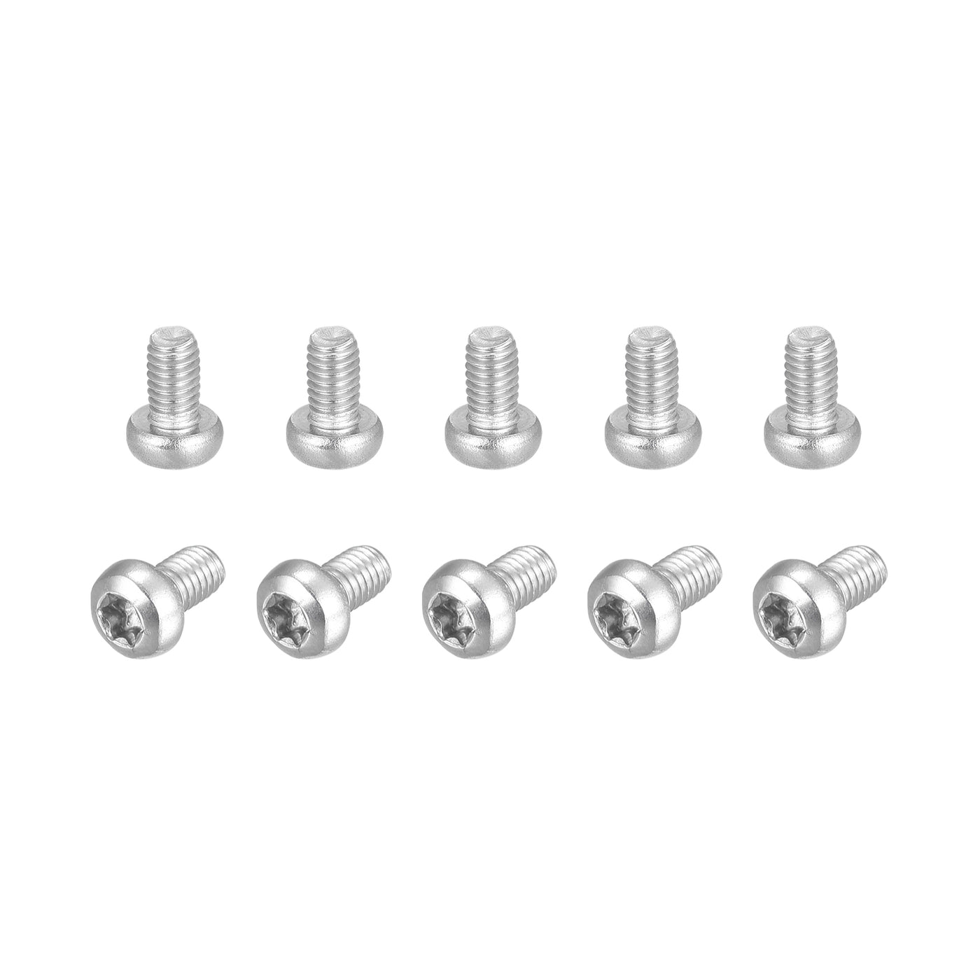 uxcell Uxcell M3x5mm Torx Security Machine Screws, 20pcs 316 Stainless Steel Pan Head Screw