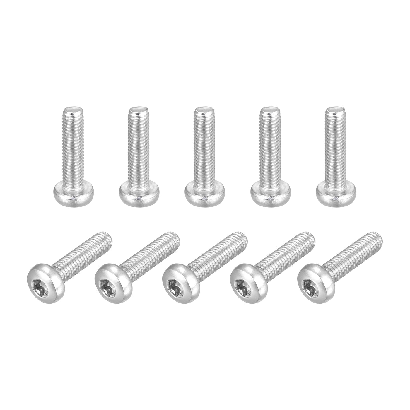 uxcell Uxcell M5x20mm Torx Security Machine Screws, 20pcs 316 Stainless Steel Pan Head Screw