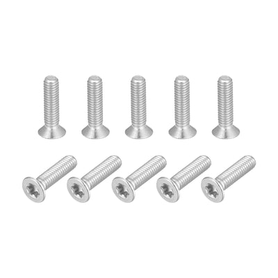 Harfington Uxcell M3x12mm Torx Security Screws, 20pcs 316 Stainless Steel Countersunk Head Screw