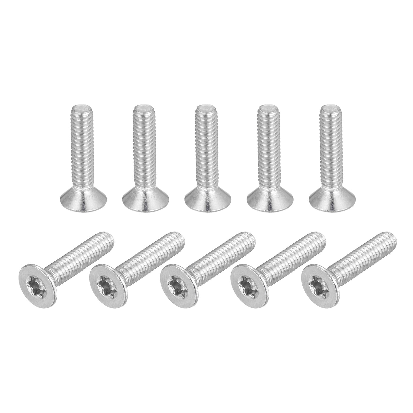 uxcell Uxcell M4x18mm Torx Security Screws, 20pcs 316 Stainless Steel Countersunk Head Screw