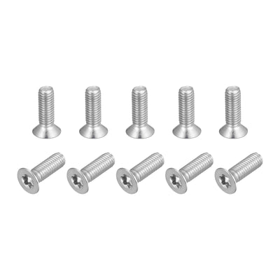 Harfington Uxcell M5x16mm Torx Security Screws, 20pcs 316 Stainless Steel Countersunk Head Screw