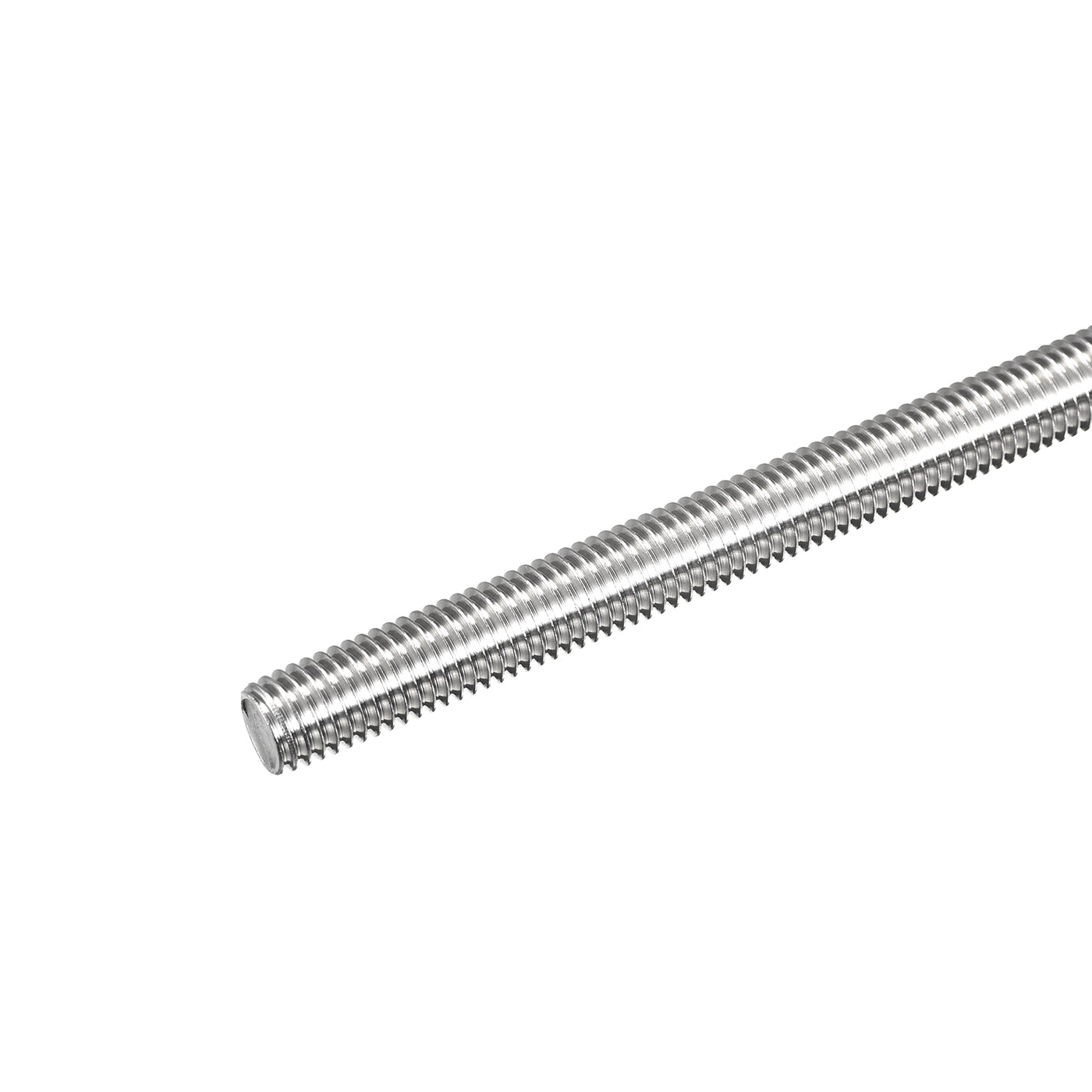 Harfington Fully Threaded Rod M10 x 500mm 1.5mm Pitch 304 Stainless Steel Right Hand