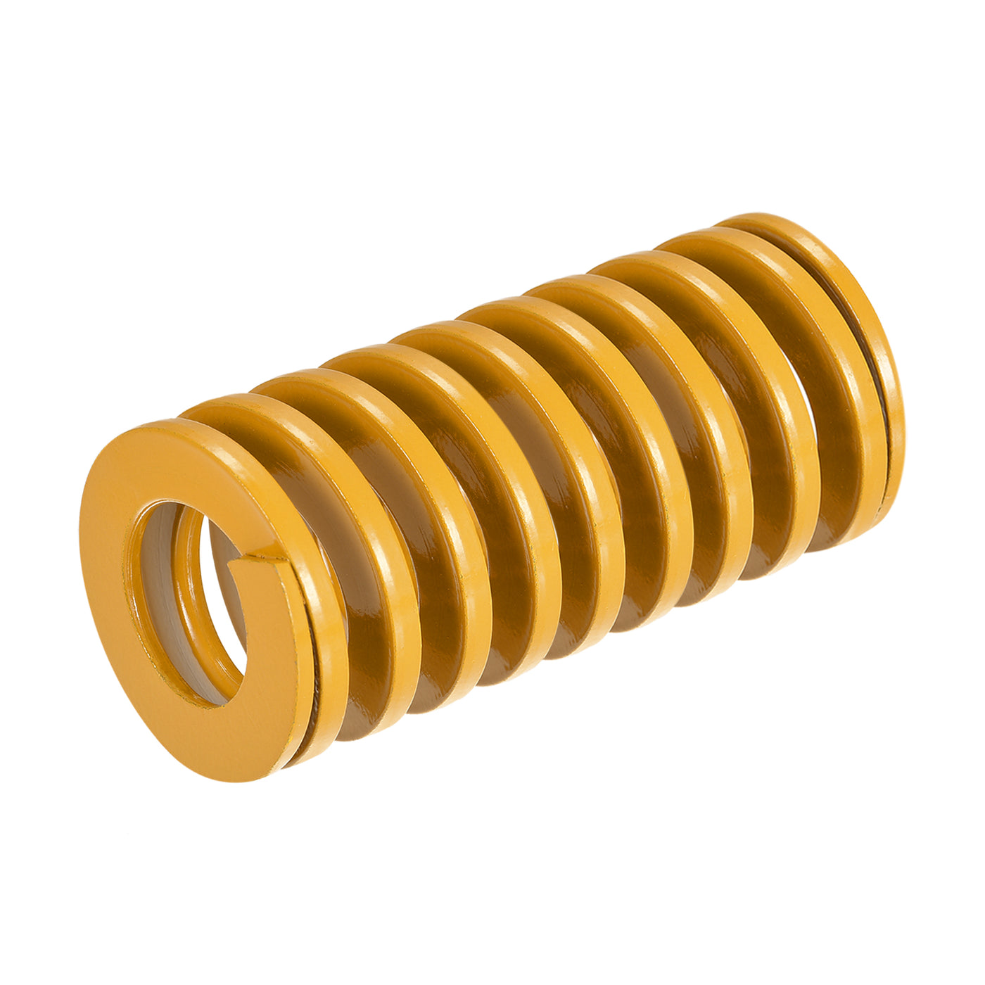 uxcell Uxcell Die Spring, 35mm OD 70mm Long Spiral Stamping Light Load, Yellow