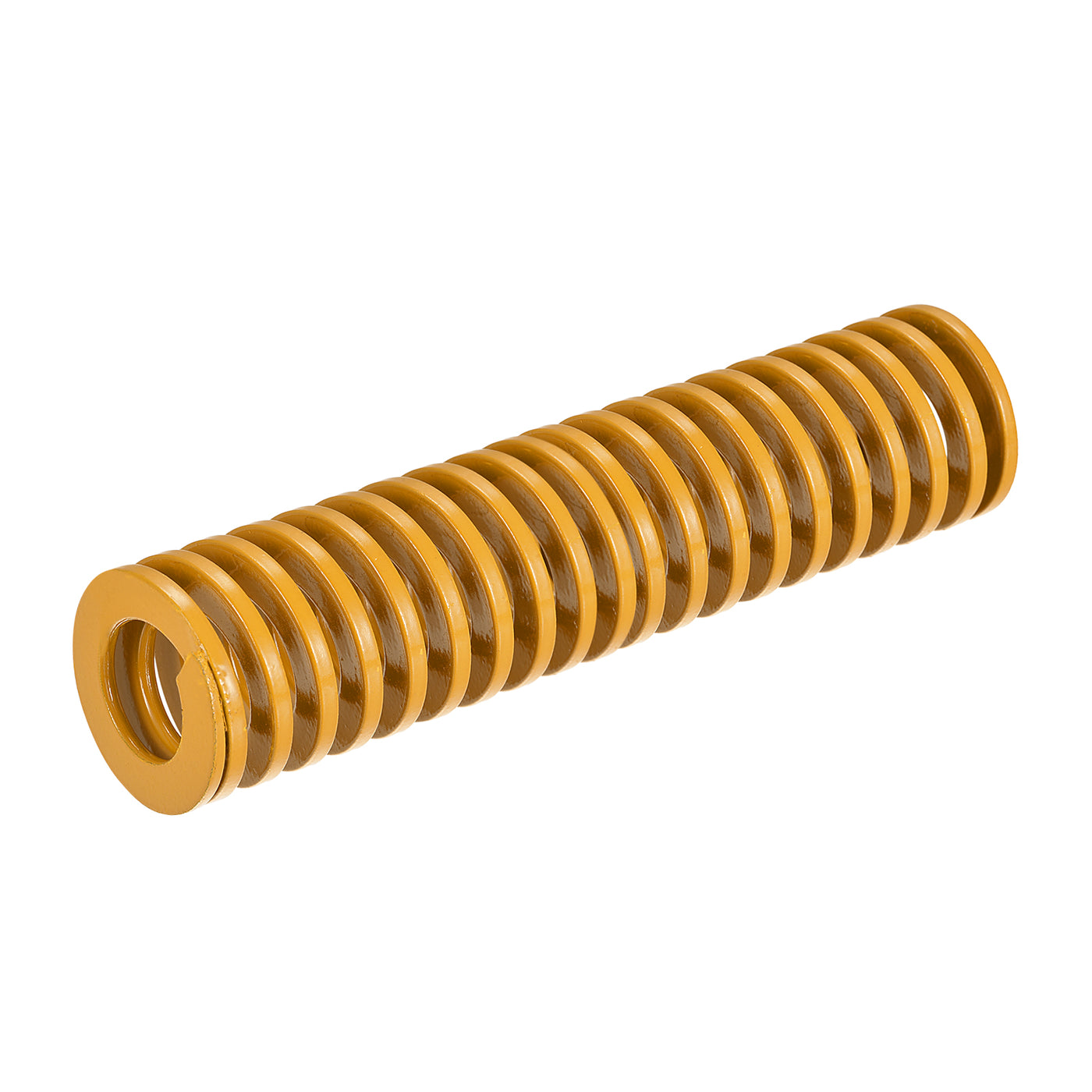 uxcell Uxcell Die Spring, 35mm OD 150mm Long Spiral Stamping Light Load, Yellow