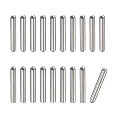 Harfington Dowel Pins, 304 Stainless Steel Round Head Flat Chamfered Dowel Pin Wood Bunk Bed Shelf Pegs Support Shelves Fasten Elements