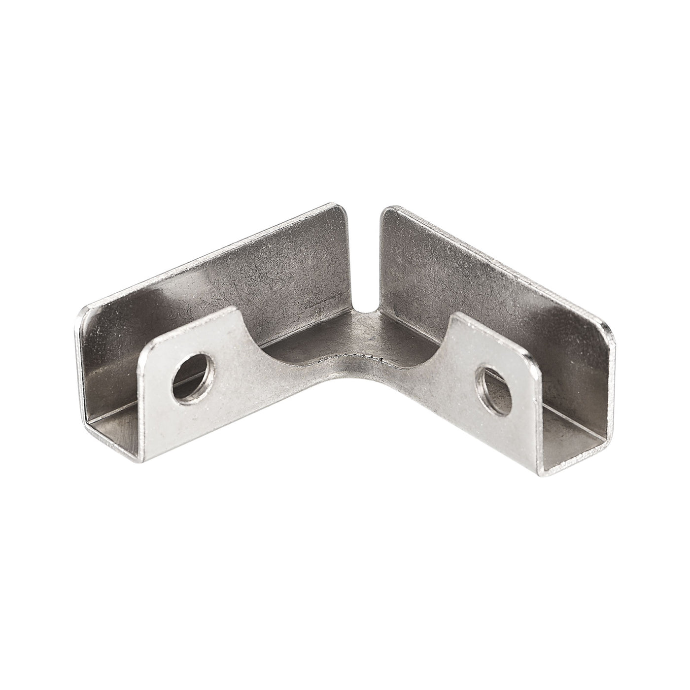 Harfington Glass Fixing Clip, L-shaped Glass Combination Fixing Bracket Reinforced Clip Clamp Hardware Glass Accessories