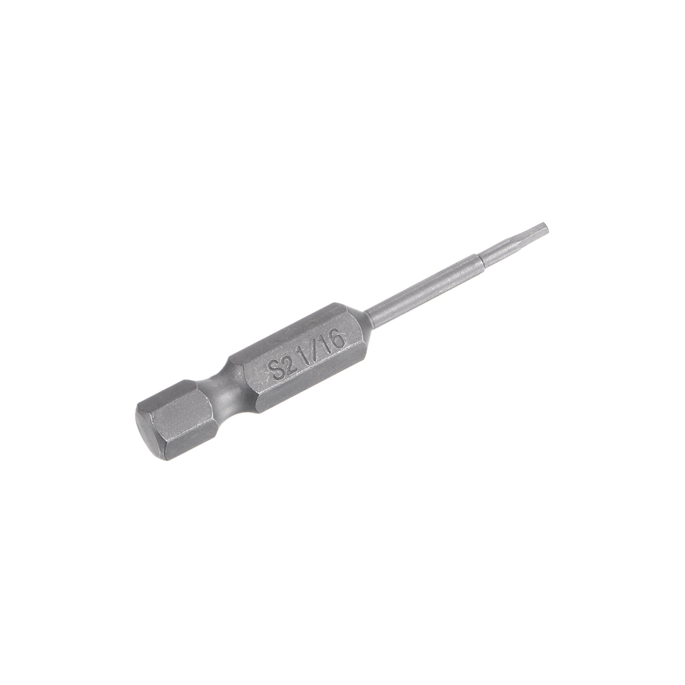 Harfington 1/16" Hex Screwdriver Bit SAE 1/4" Hex Shank 2" Length Magnetic Power Drill Bits